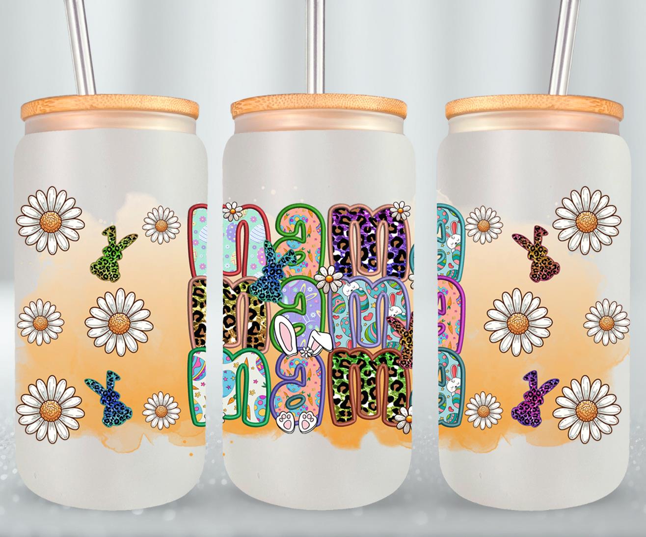 Mama Easter Day-10434 - glass can