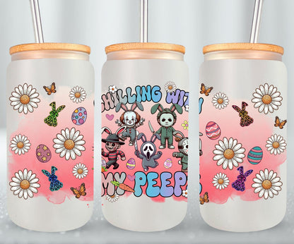 Easter Horror Killer-10329 - glass can