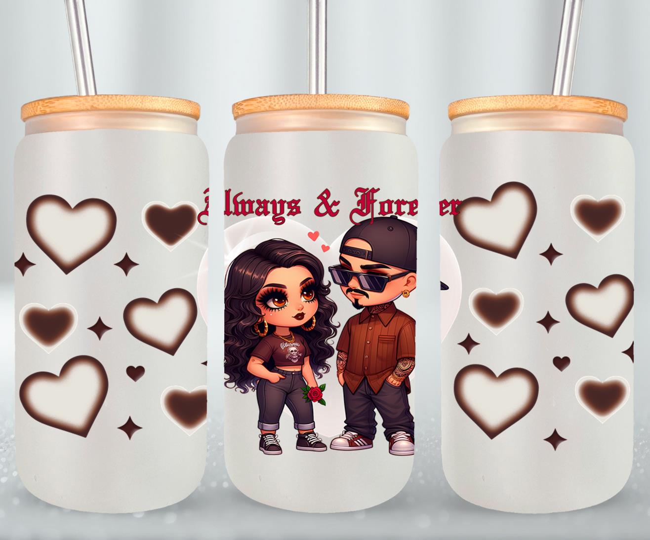 Always and Forever-10112 - glass can