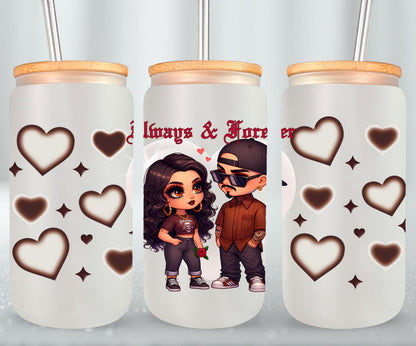 Always and Forever-10112 - glass can