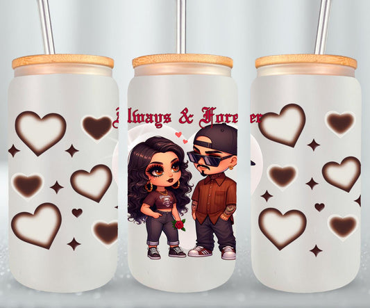 Always and Forever-10112 - glass can