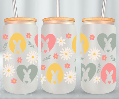 Easter Rabbits-10343 - glass can