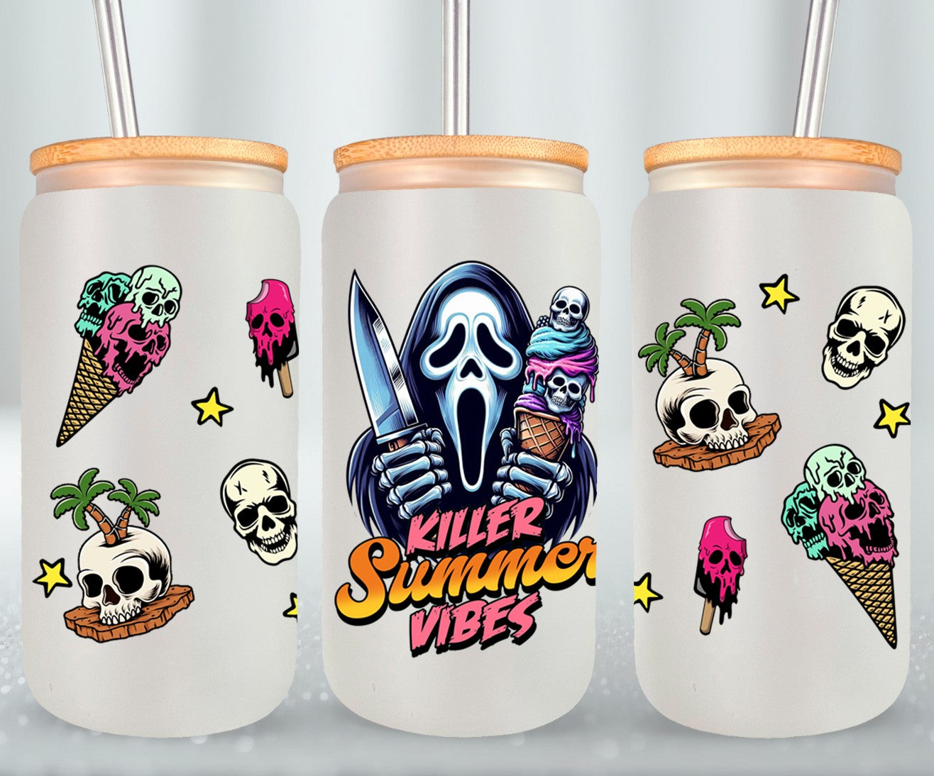 Killer Summer Vibes-10707 - glass can