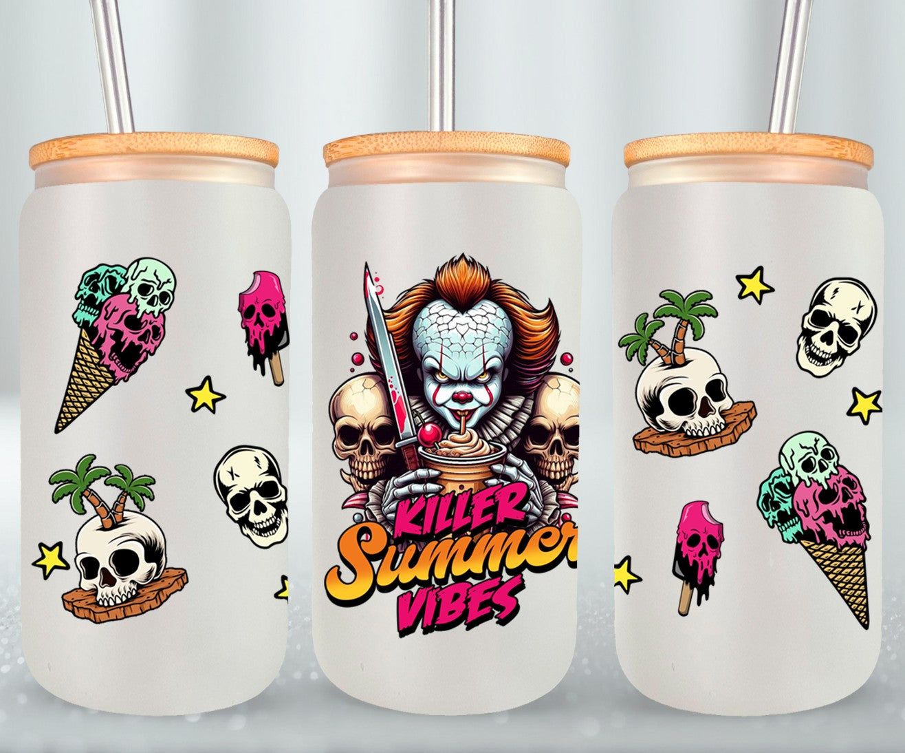 Killer Summer Vibes-10716 - glass can