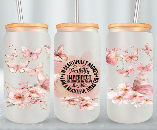 Perfectly Imperfect - glass can