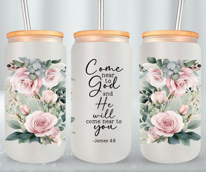 Come Near To God-10194 - glass can