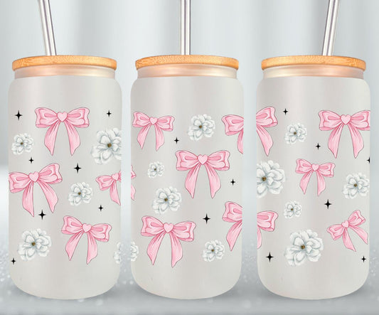 Flower Coquette-10252 - glass can