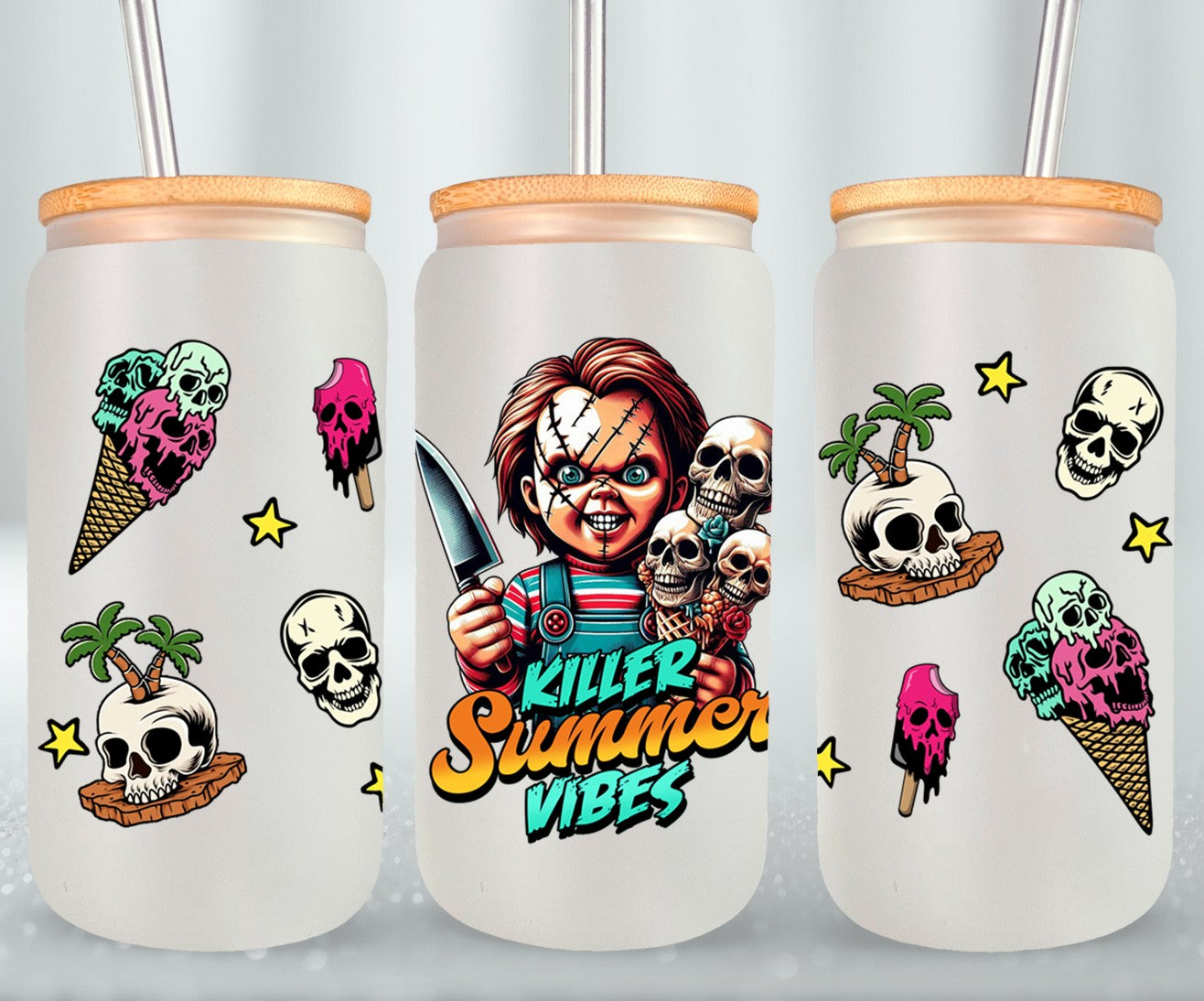 Killer Summer Vibes-10698 - glass can