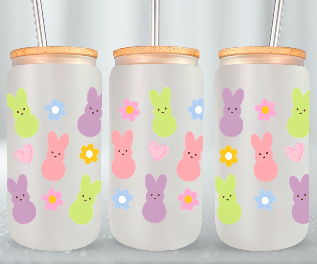 Lovely Peeps-10460 - glass can