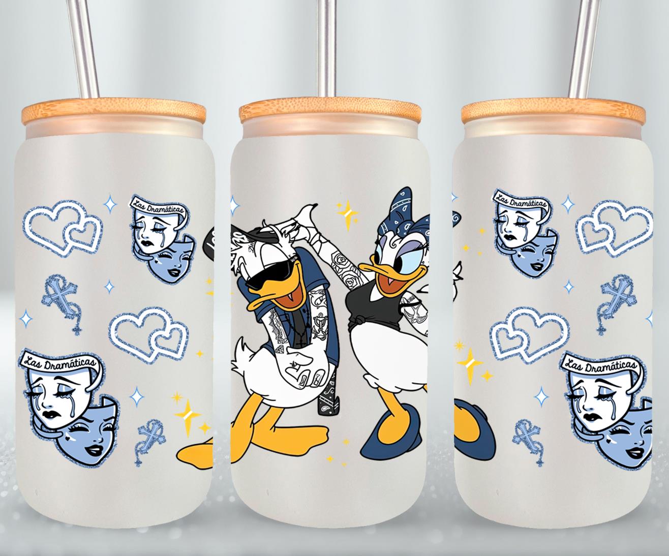 Cholos Cartoon-10153 - glass can