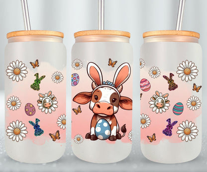 Cow Easter Day-10296 - glass can