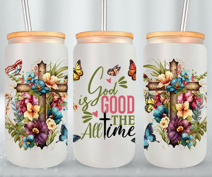 God is Good All the Time-10199 - glass can