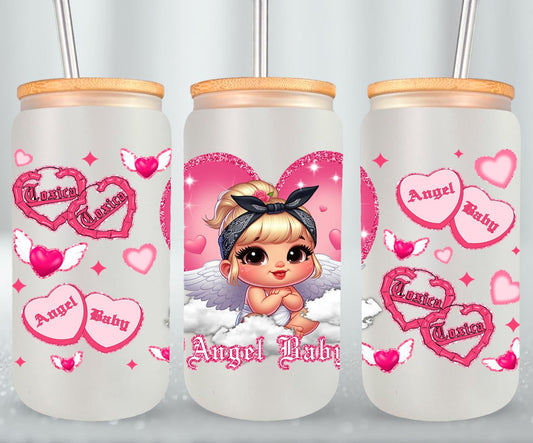 Angel Baby-10116 - glass can