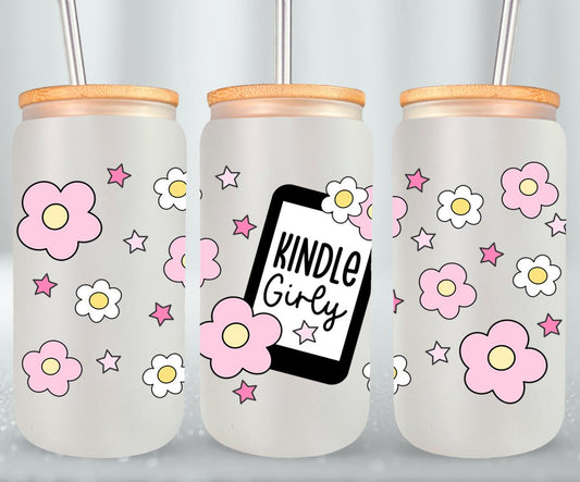 Kindle Girly - glass can