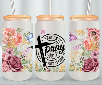Pray-10222 - glass can