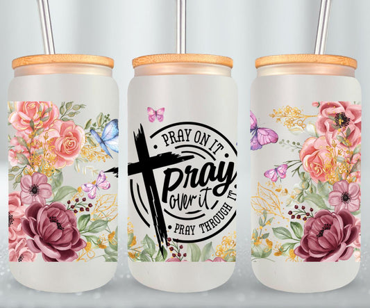Pray-10222 - glass can