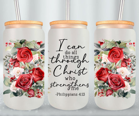 I Can Do All Things Through Christ-10207 - glass can