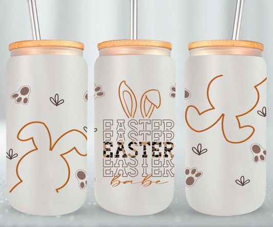 Easter Babe-10456 - glass can