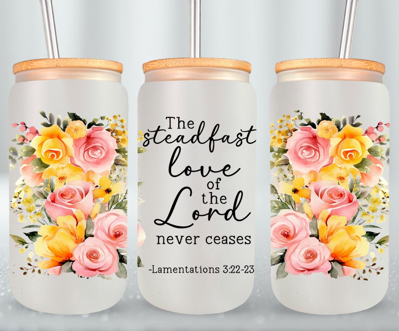 Love OF The Lord-10214 - glass can