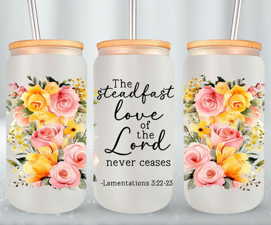 Love OF The Lord-10214 - glass can