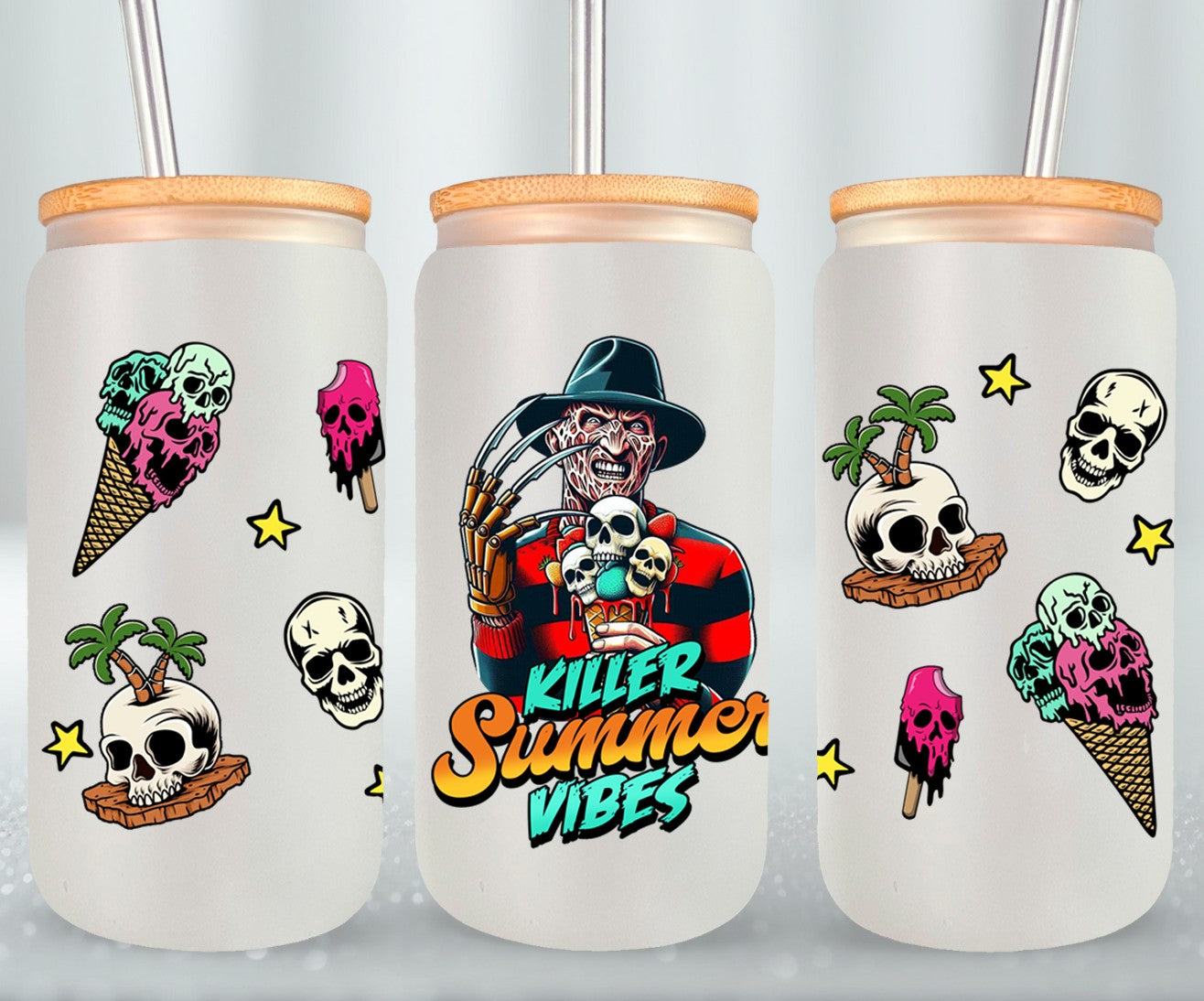 Killer Summer Vibes-10702 - glass can