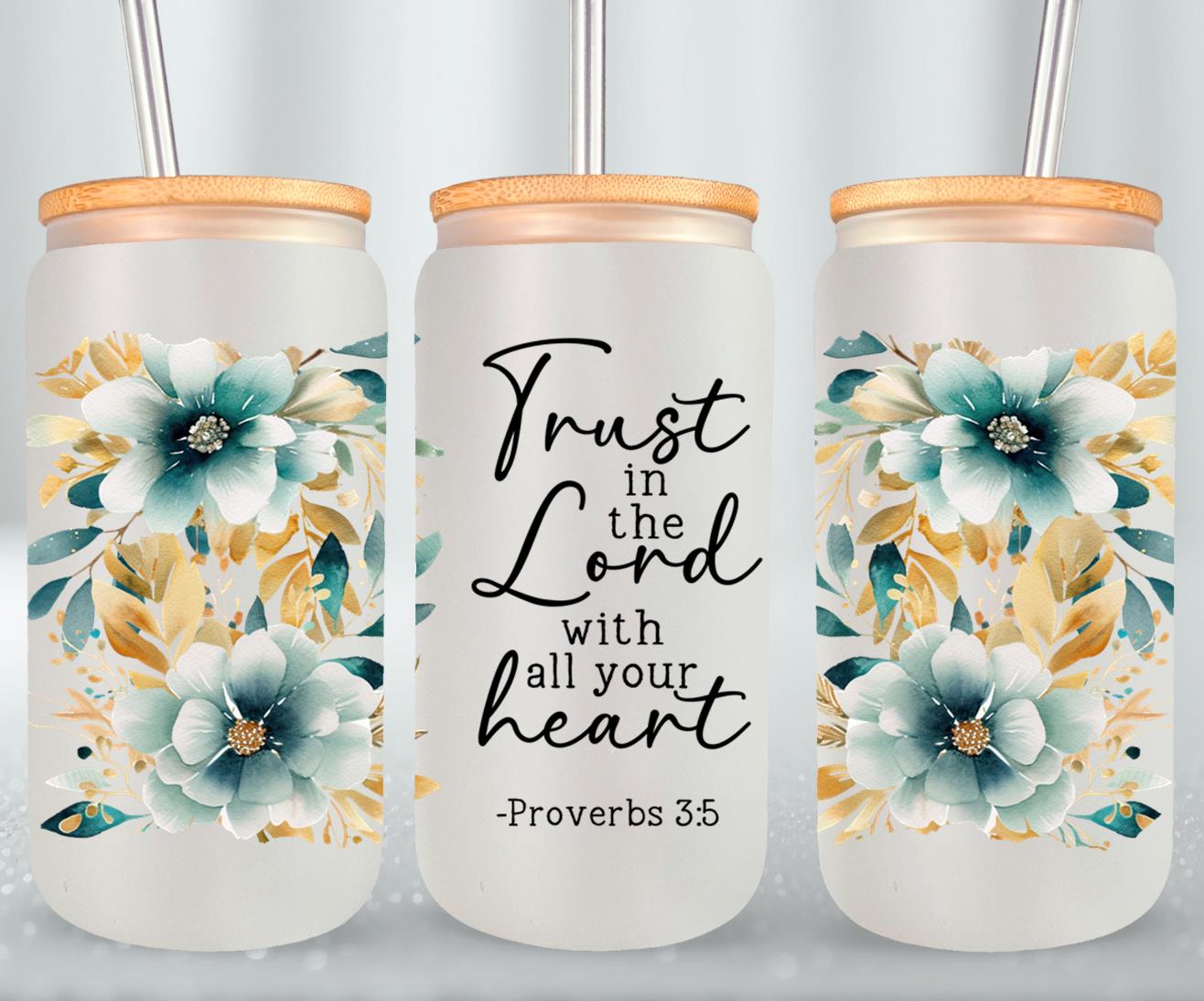 Trust In The Lord-10230 - glass can