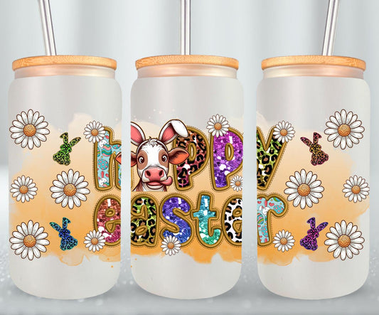 Cow Easter Day-10319 - glass can