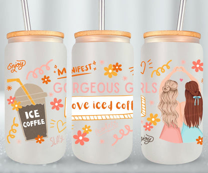Gorgeous Girls - glass can