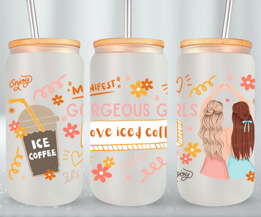 Gorgeous Girls - glass can