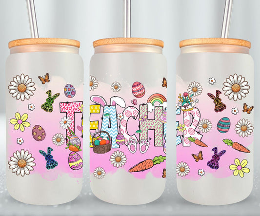 Teacher Easter Day-10452 - glass can