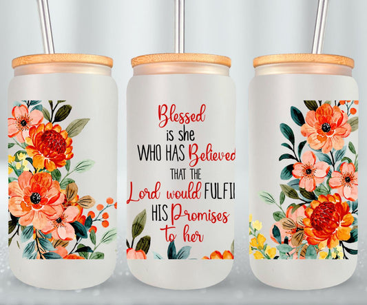 Blessed-10188 - glass can
