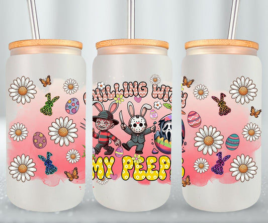 Easter Horror Killer-10334 - glass can