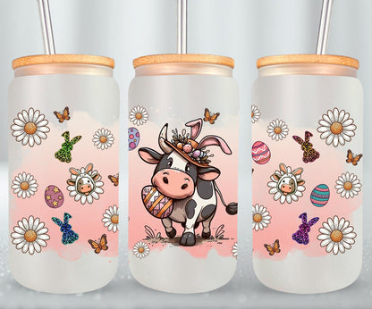 Cow Easter Day-10291 - glass can