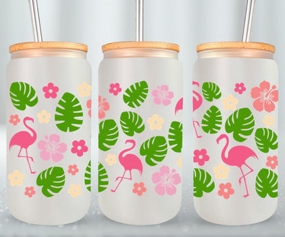 Flamingos-10680 - glass can