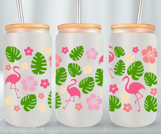 Flamingos-10680 - glass can