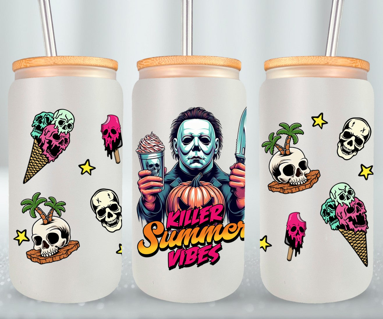 Killer Summer Vibes-10713 - glass can