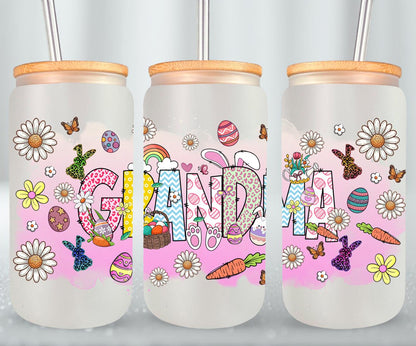 Grandma Easter Day-10355 - glass can