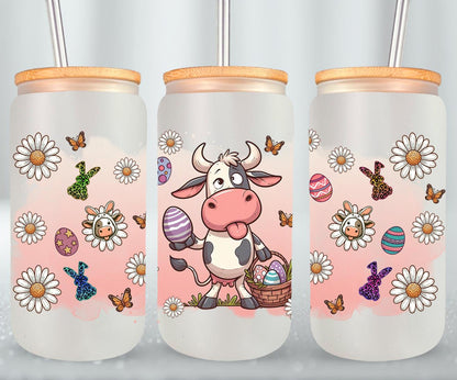 Cow Easter Day-10294 - glass can