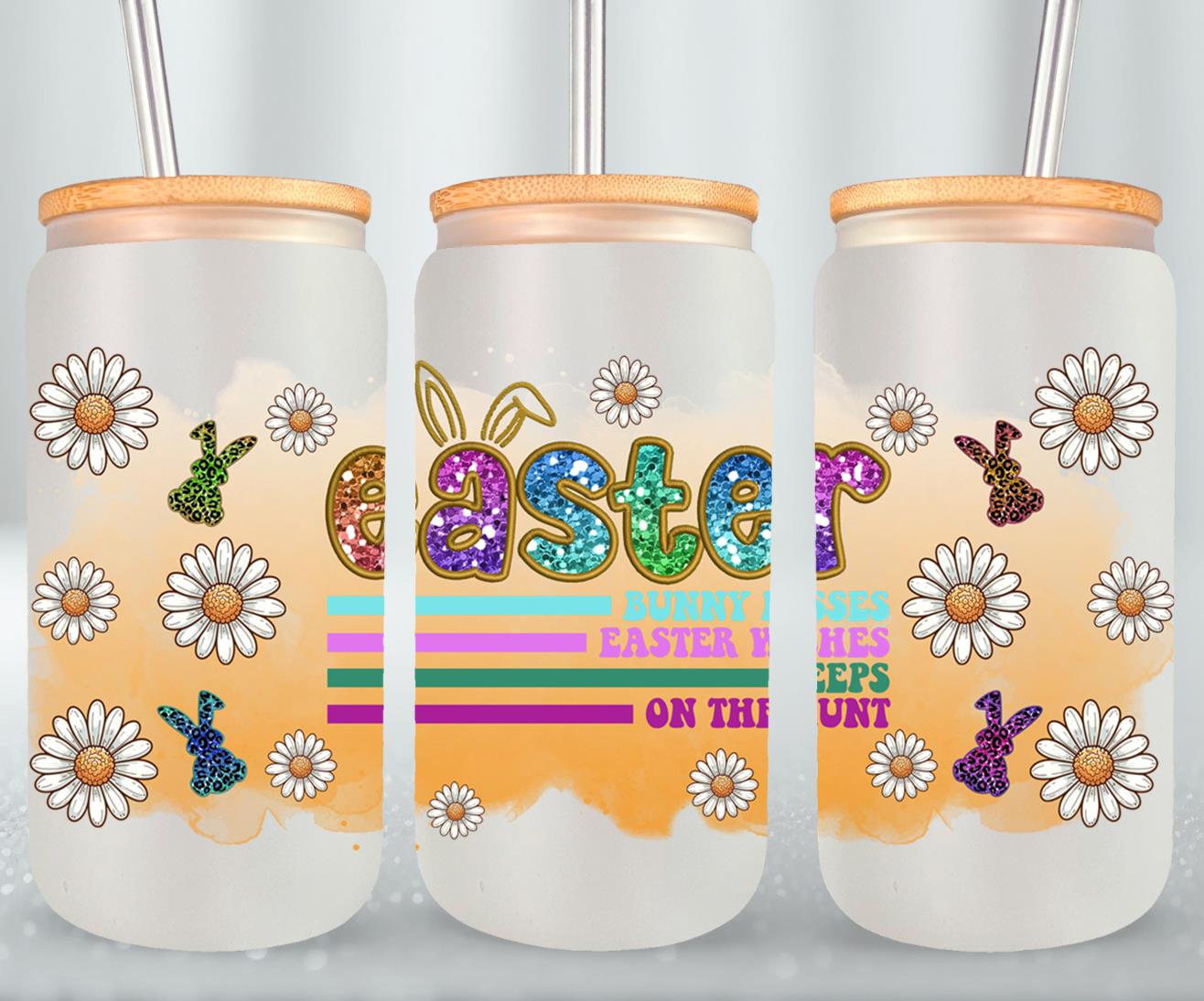 Cartton Easter Day-10283 - glass can