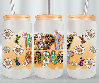 Cow Easter Day-10314 - glass can