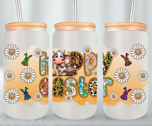 Cow Easter Day-10314 - glass can