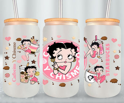 Cafecito y Chisme Sexy Girl-10029 - glass can