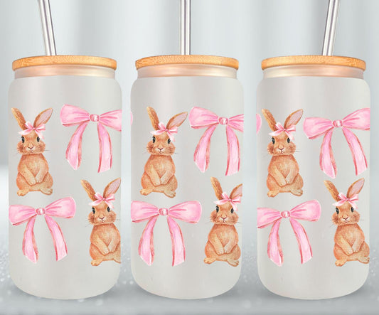 Coquette Bunnies-10247 - glass can