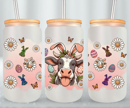 Cow Easter Day-10308 - glass can