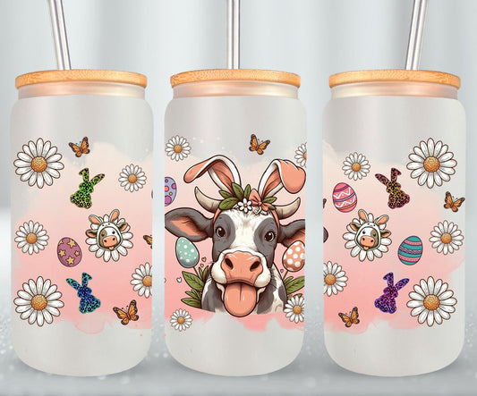 Cow Easter Day-10308 - glass can