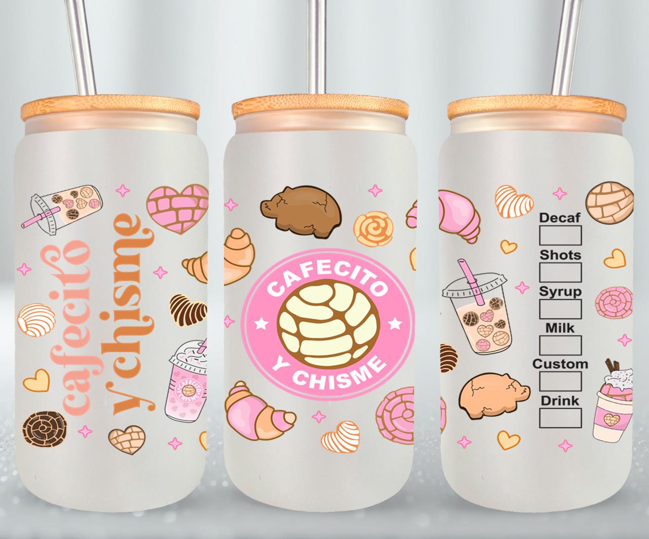 Cafecito y Chisme-10052 - glass can