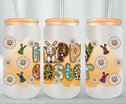 Cow Easter Day-10313 - glass can