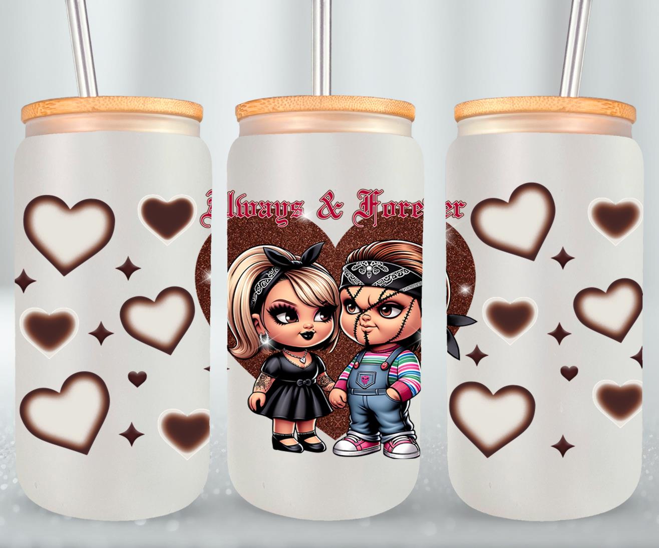 Always and Forever-10114 - glass can