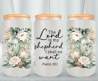The Lord Is My Shepherd-10227 - glass can