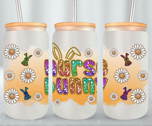 Nurse Bunny-10440 - glass can